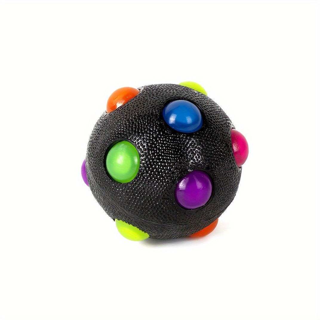 Flashing Teeth Grinding Dog Training Toy Ball - PETS BALL DOG TRAINING TOY