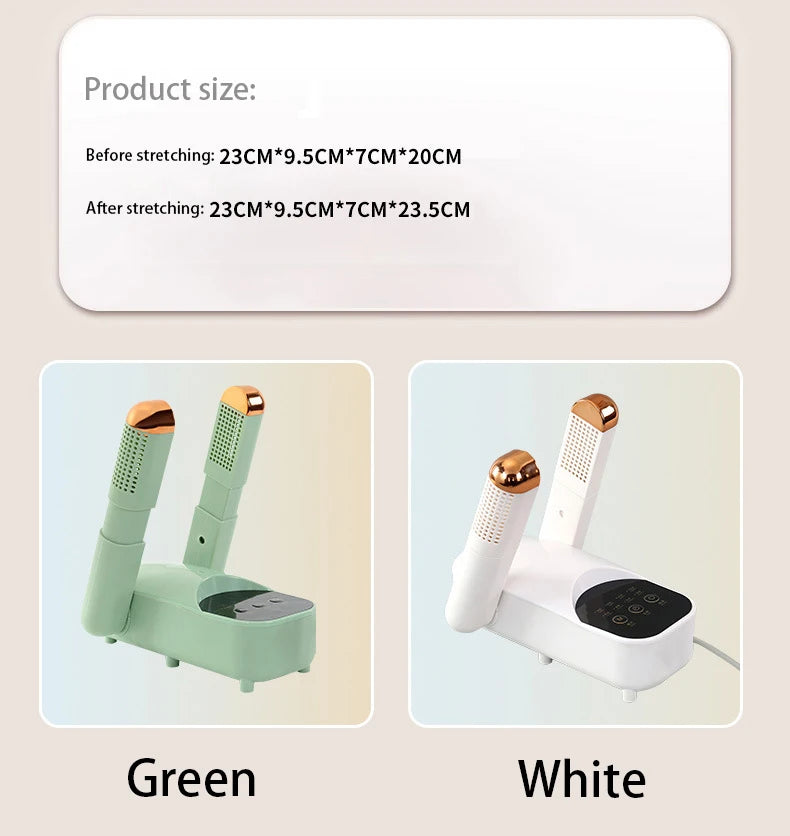 Electric Shoe Dryer – Fast & Safe Dehumidifier, Odor Remover & Warmer for All Shoes