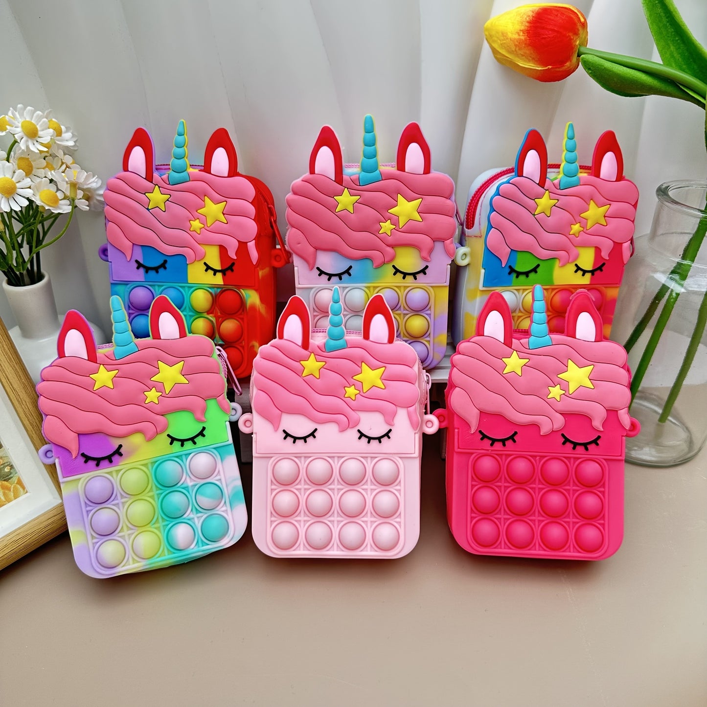 Kids Silicone Crossbody Bag – Cute Cartoon Design & Adjustable Strap