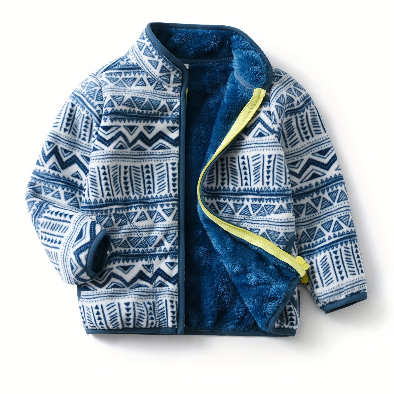 Kids Winter Fleece Jacket – Warm Cartoon Dinosaur Coat for Boys & Girls (1–12 Years)