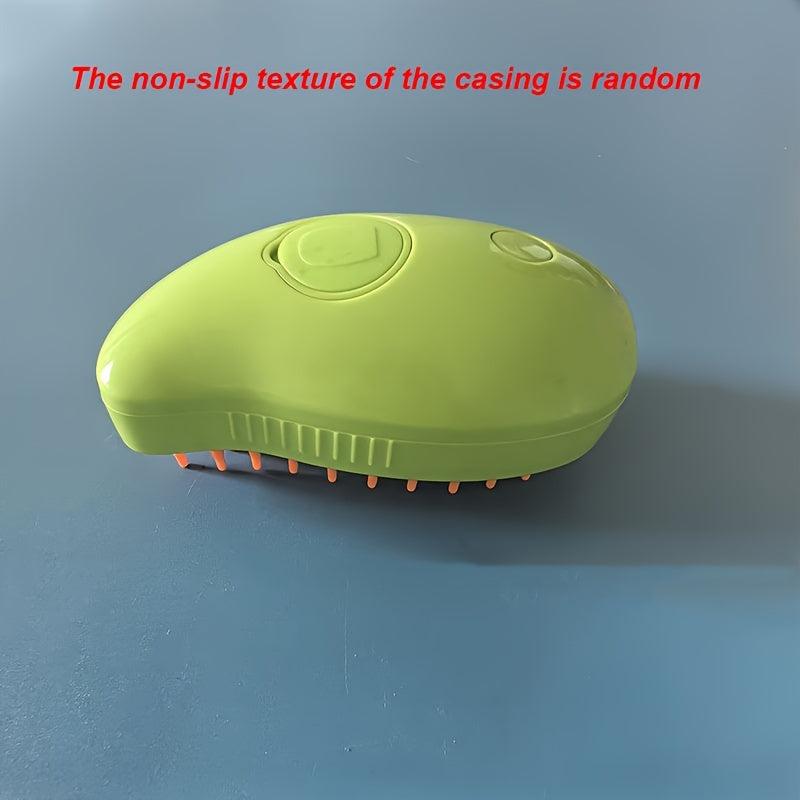 3-in-1 Cat Grooming Brush – Self-Cleaning & Massaging Tool