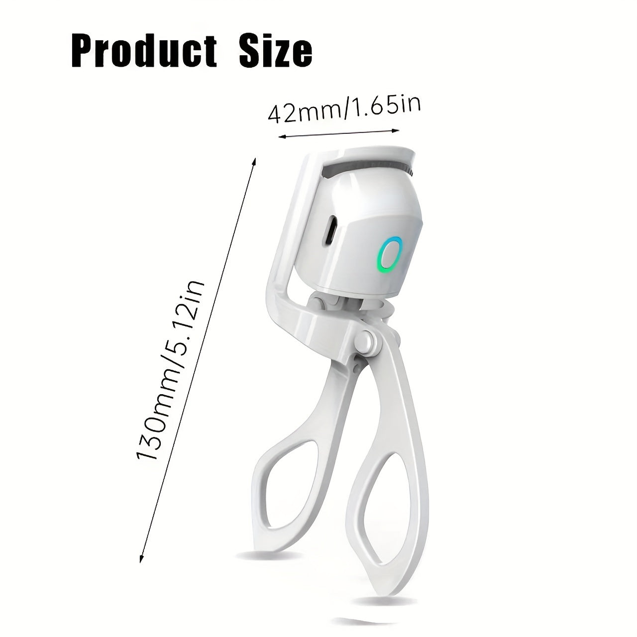 Electric Heated Eyelash Curler – Long-Lasting Curl, Safe & Portable
