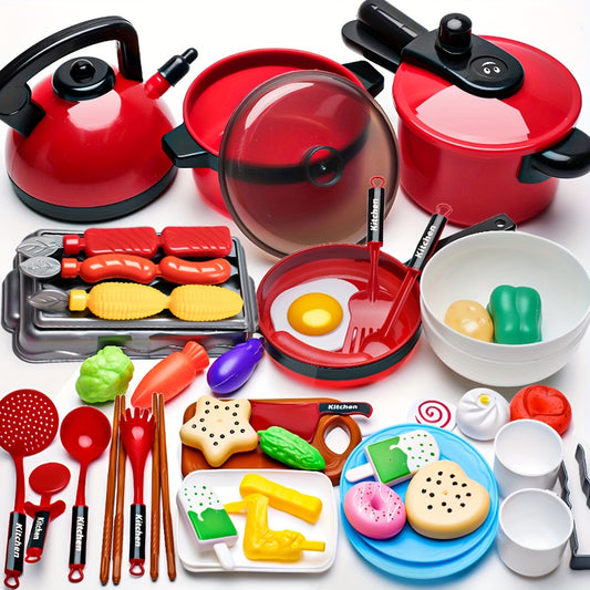 Kids Cooking Toy Set – Pretend Play Kitchen with Realistic Accessories 🍳
