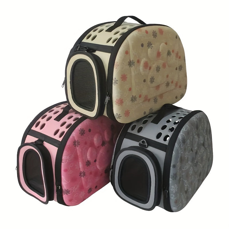 Pet Travel Companion Bag - Spacious, Breathable, Comfortable Shoulder Carrier for Small Dogs, Cats, and Pets - Portable, Fresh Air, and Relaxing Travel Experience