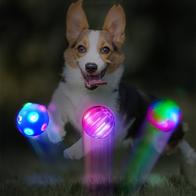 Flashing Teeth Grinding Dog Training Toy Ball - PETS BALL DOG TRAINING TOY