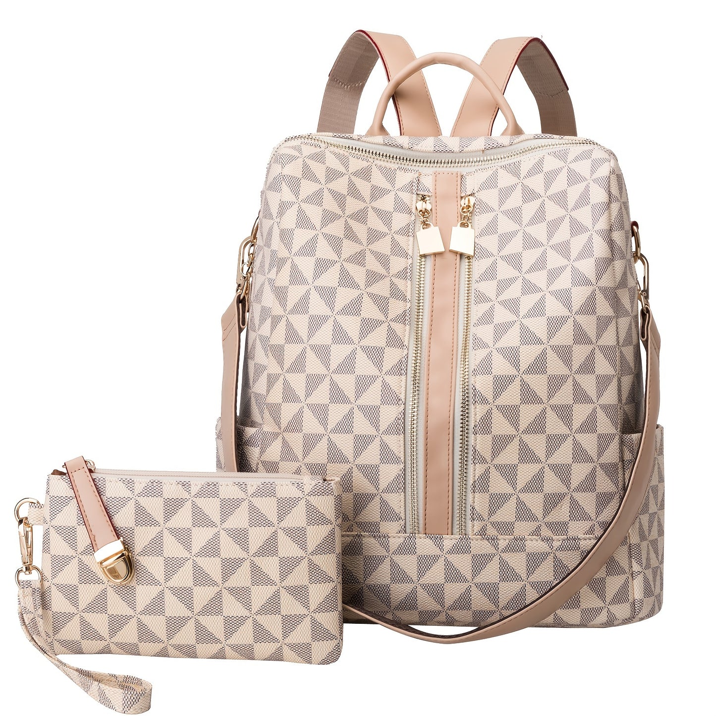 Vintage Chic 3-Piece Backpack Set – Stylish, Spacious & Perfect for Everyday Elegance