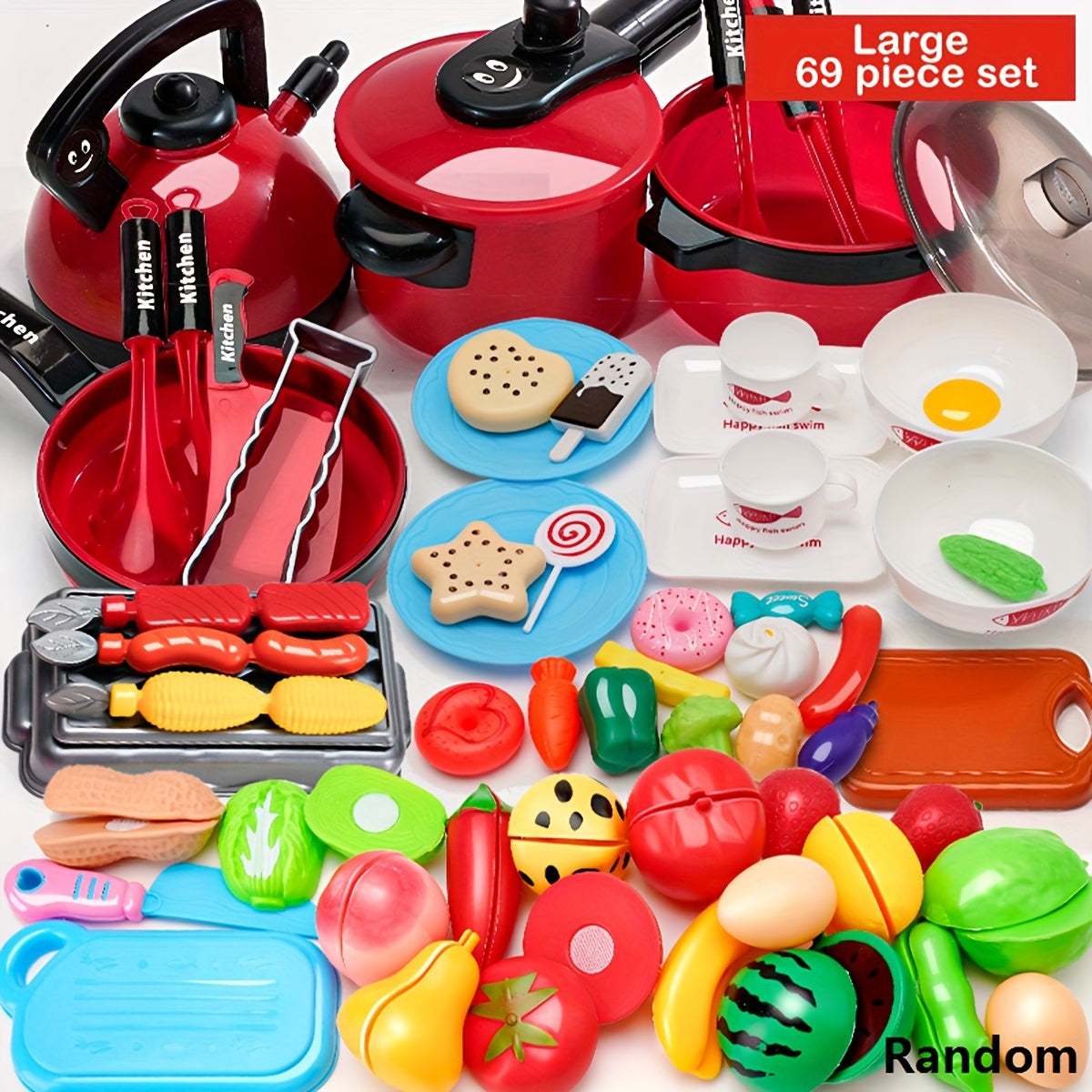 Kids Cooking Toy Set – Pretend Play Kitchen with Realistic Accessories 🍳