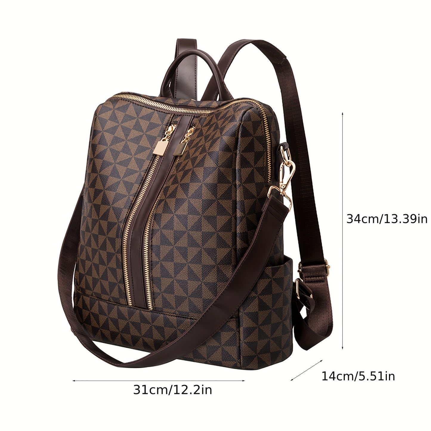 Vintage Chic 3-Piece Backpack Set – Stylish, Spacious & Perfect for Everyday Elegance