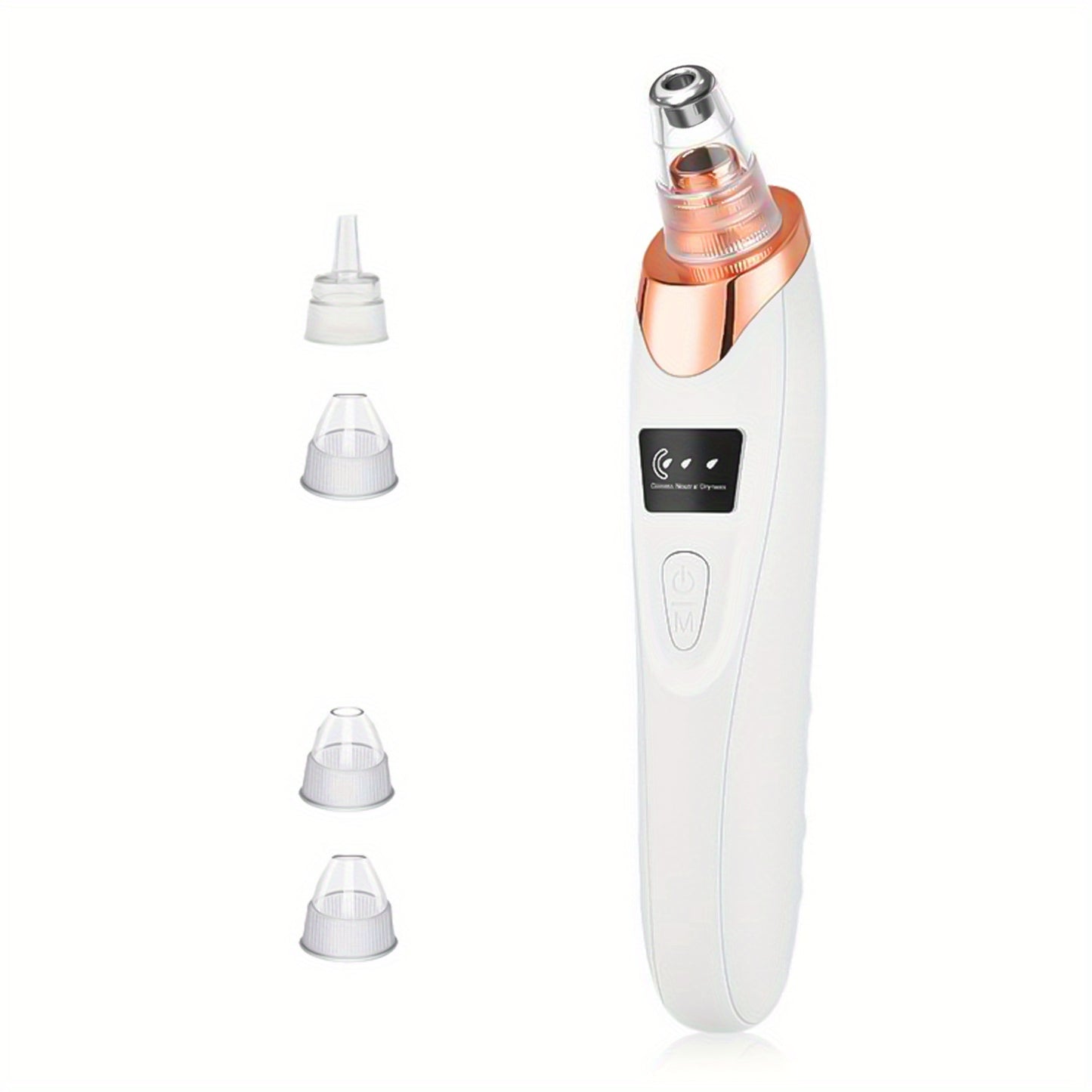 Rechargeable Blackhead Remover – Electric Pore Vacuum Cleaner with 5 Probes
