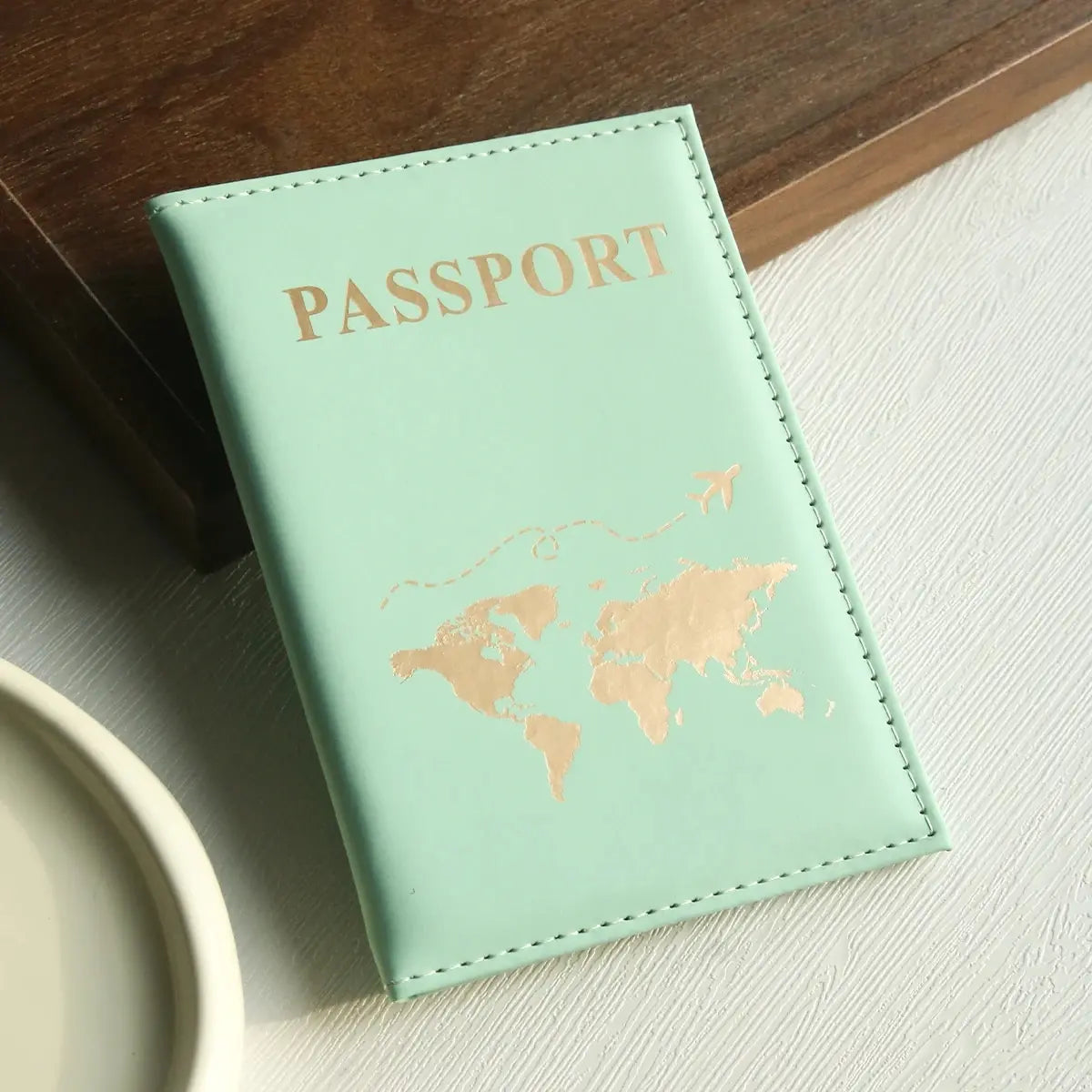 World Map Passport Cover – Stylish & Protective Passport Holder