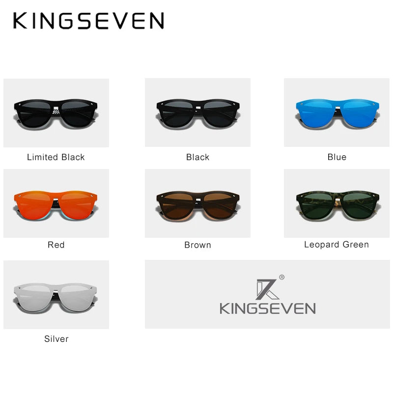 KINGSEVEN Polarized Sunglasses – Men’s Retro Stylenbrille Herren
