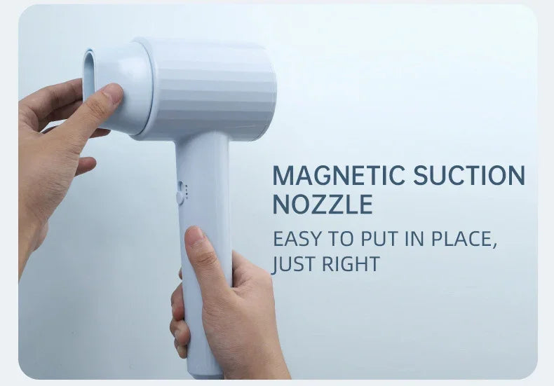 MIni Folding Hairdryer 750W with Carrying Bag Hot Air Anion Hair Care for Home Travel Hair Dryer Dormitory Blow Drier 220V-240V