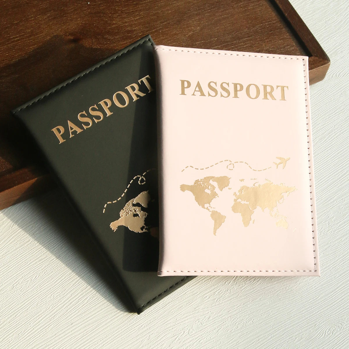 World Map Passport Cover – Stylish & Protective Passport Holder