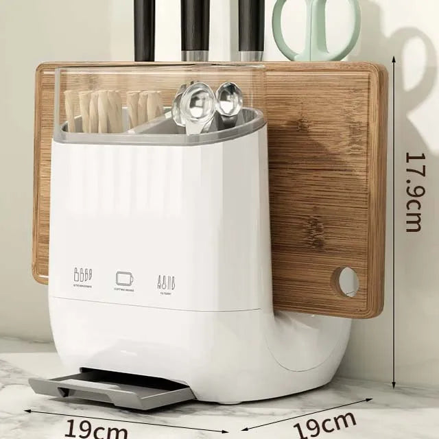 Kitchen Organizer – Multifunctional Cutlery & Board Storage Rack