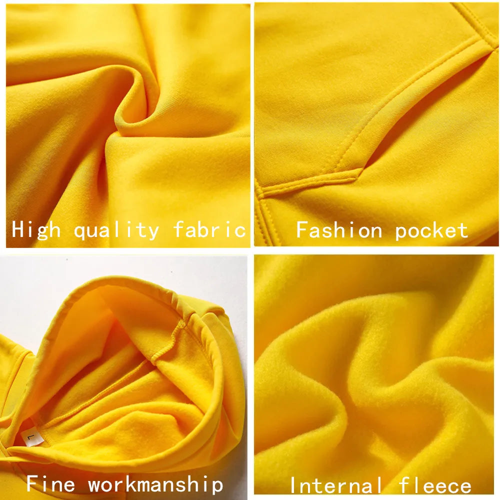 Unisex Solid Color Hoodie – Cozy Casual Sweatshirt for Men & Women | Soft Cotton Pullover for Everyday Style