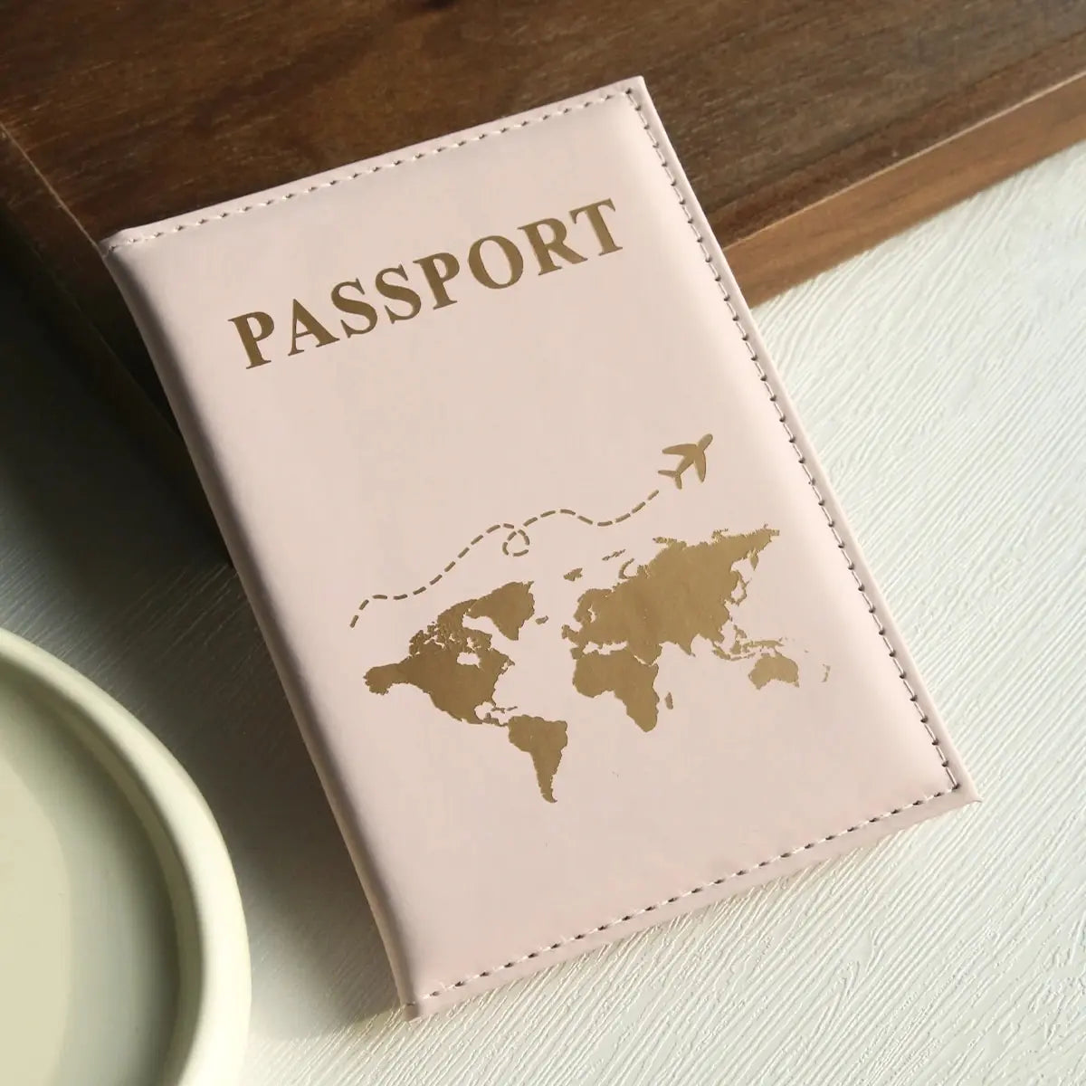 World Map Passport Cover – Stylish & Protective Passport Holder