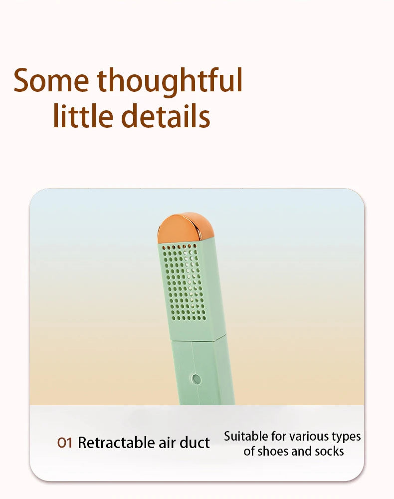 Electric Shoe Dryer – Fast & Safe Dehumidifier, Odor Remover & Warmer for All Shoes