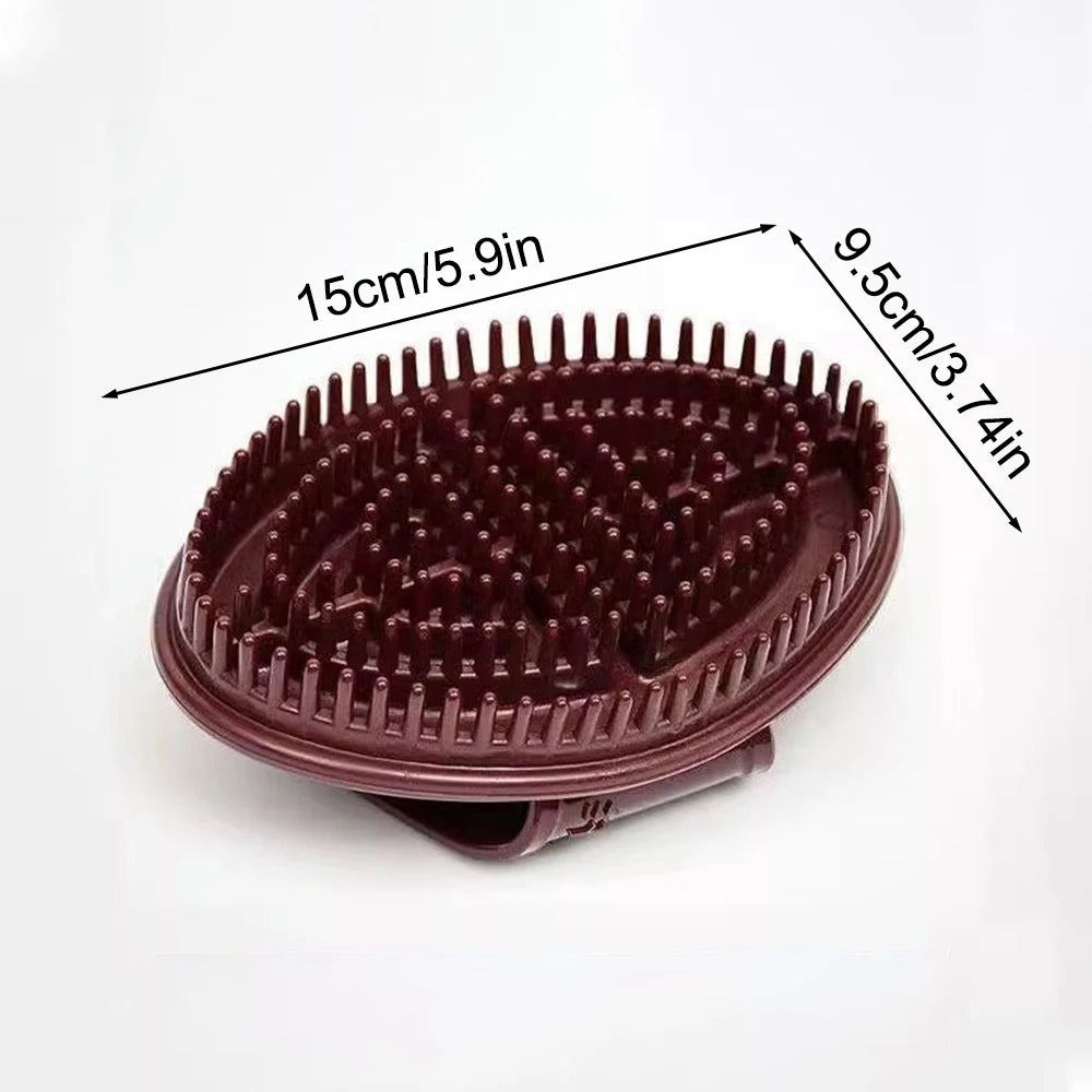 Silicone Meridian Massage Brush – Body Slimming & Relaxation Tool | Deep Tissue Scraping & Skin Care for Legs, Arms & Back