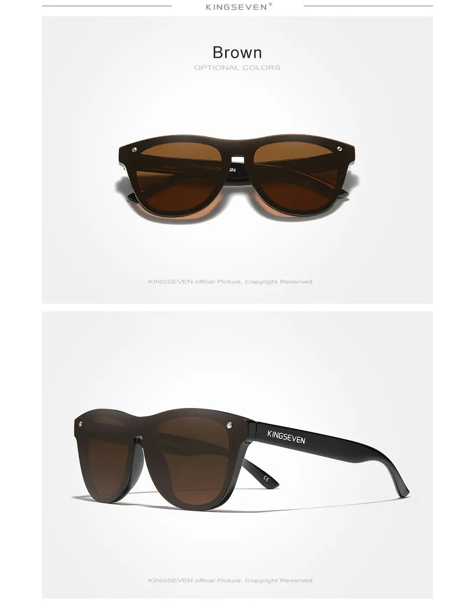 KINGSEVEN Polarized Sunglasses – Men’s Retro Stylenbrille Herren