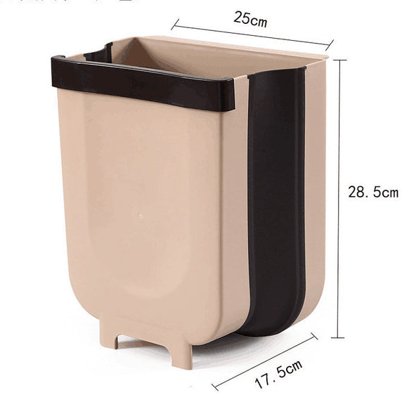 Foldable Trash Bin – Space-Saving Kitchen & Car Garbage Can