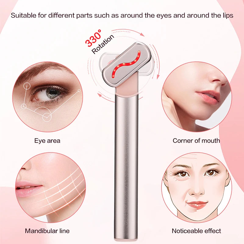 EMS Face Lifting & Red Light Therapy Wand