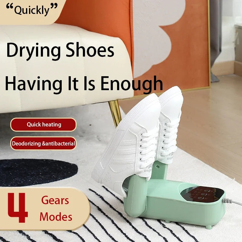 Electric Shoe Dryer – Fast & Safe Dehumidifier, Odor Remover & Warmer for All Shoes