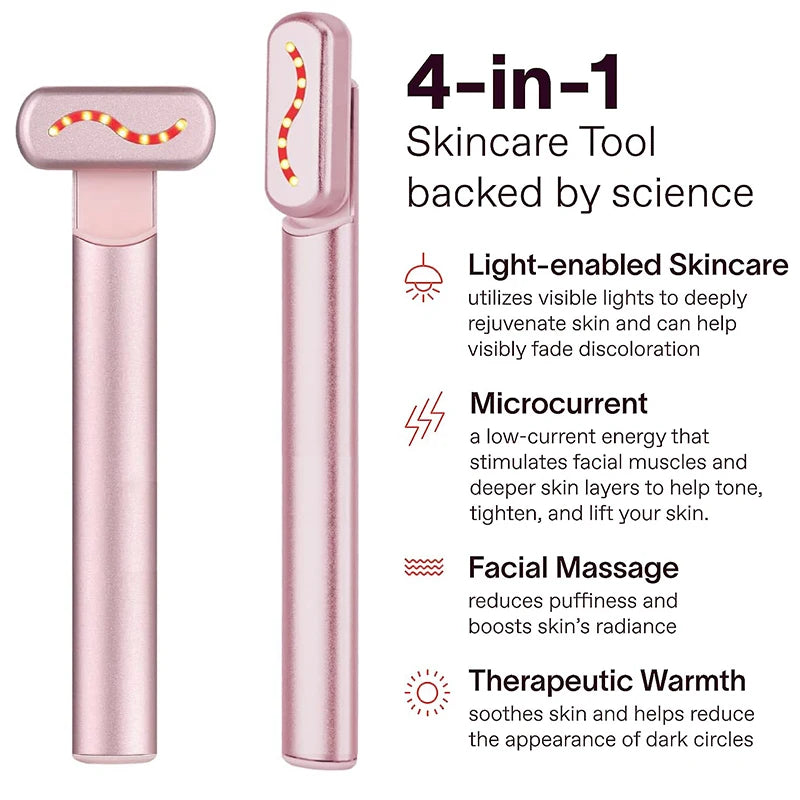 EMS Face Lifting & Red Light Therapy Wand