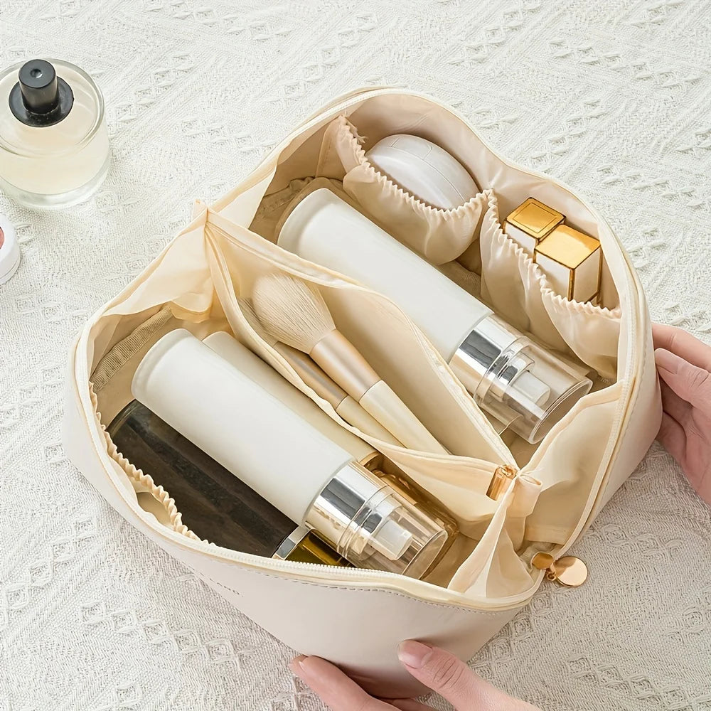 Luxury Makeup Organizer Bag – Portable Cosmetic Storage Pouch for Women