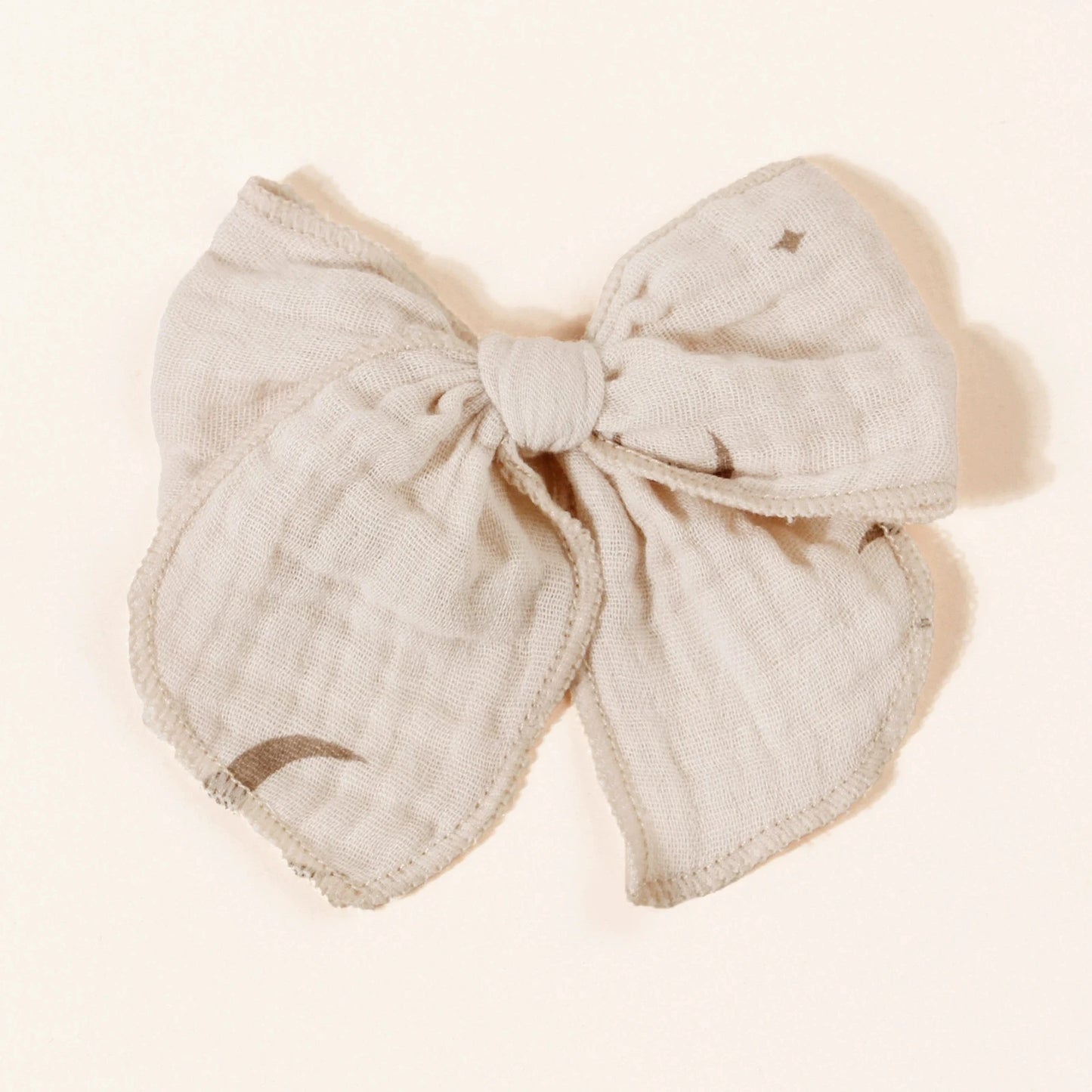 Baby Girl Hair Clips – Handmade Cotton Bow Set