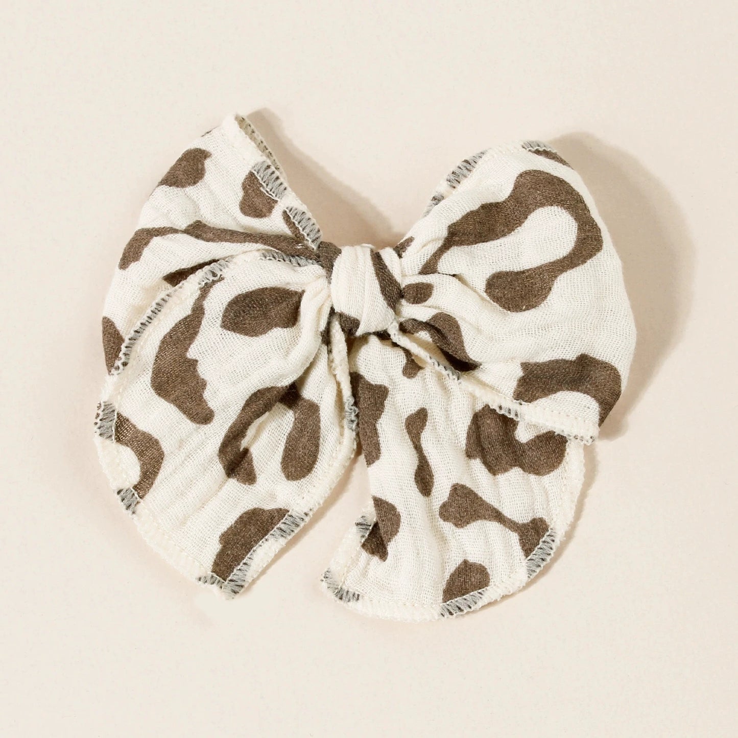 Baby Girl Hair Clips – Handmade Cotton Bow Set