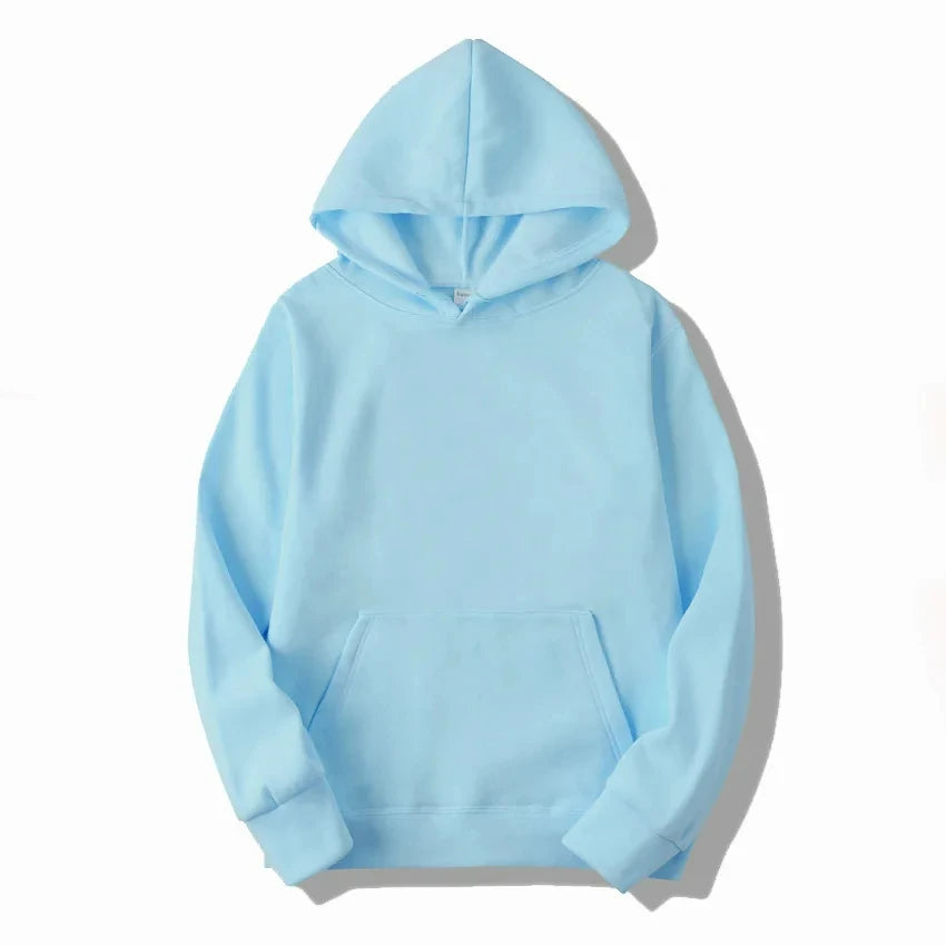 Unisex Solid Color Hoodie – Cozy Casual Sweatshirt for Men & Women | Soft Cotton Pullover for Everyday Style