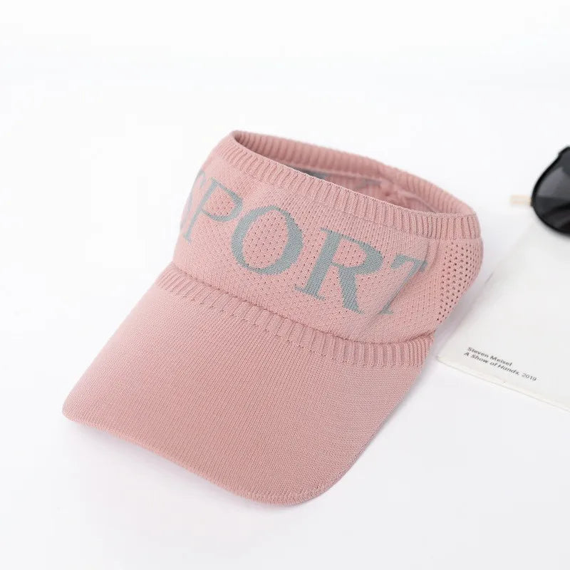 Summer Straw Sun Visor Hat – Adjustable Bowknot Design, Perfect for Beach & Casual Wear