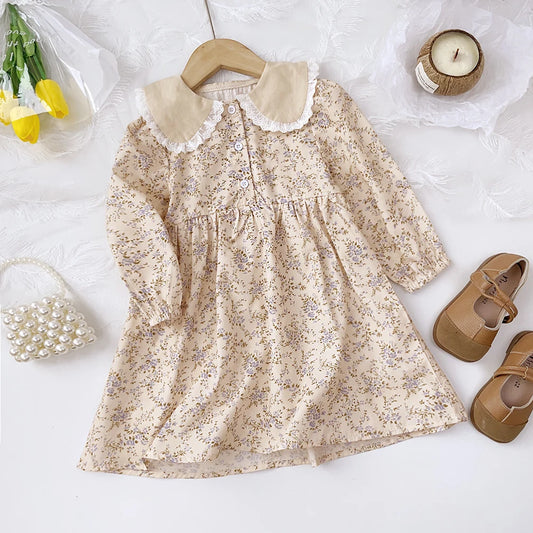 Baby Girl Floral Dress – Spring & Autumn Lace Dress