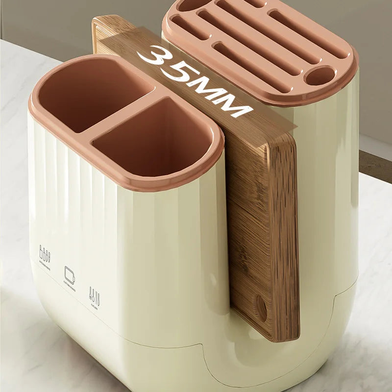 Kitchen Organizer – Multifunctional Cutlery & Board Storage Rack