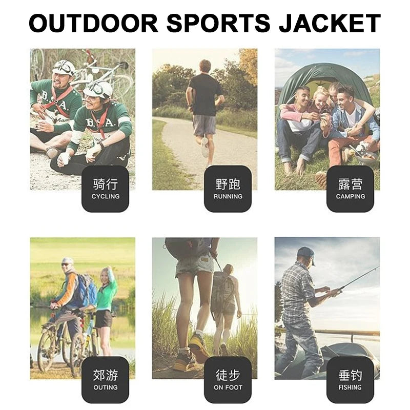 CARMONDBLE Cycling & Outdoor Jacket – Windproof & Waterproof