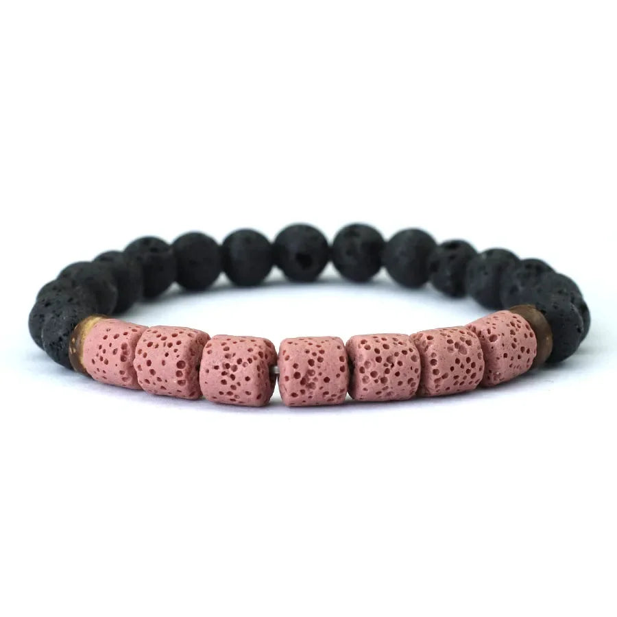 Men’s Natural Stone Bracelet – Handmade Beads for Meditation & Style