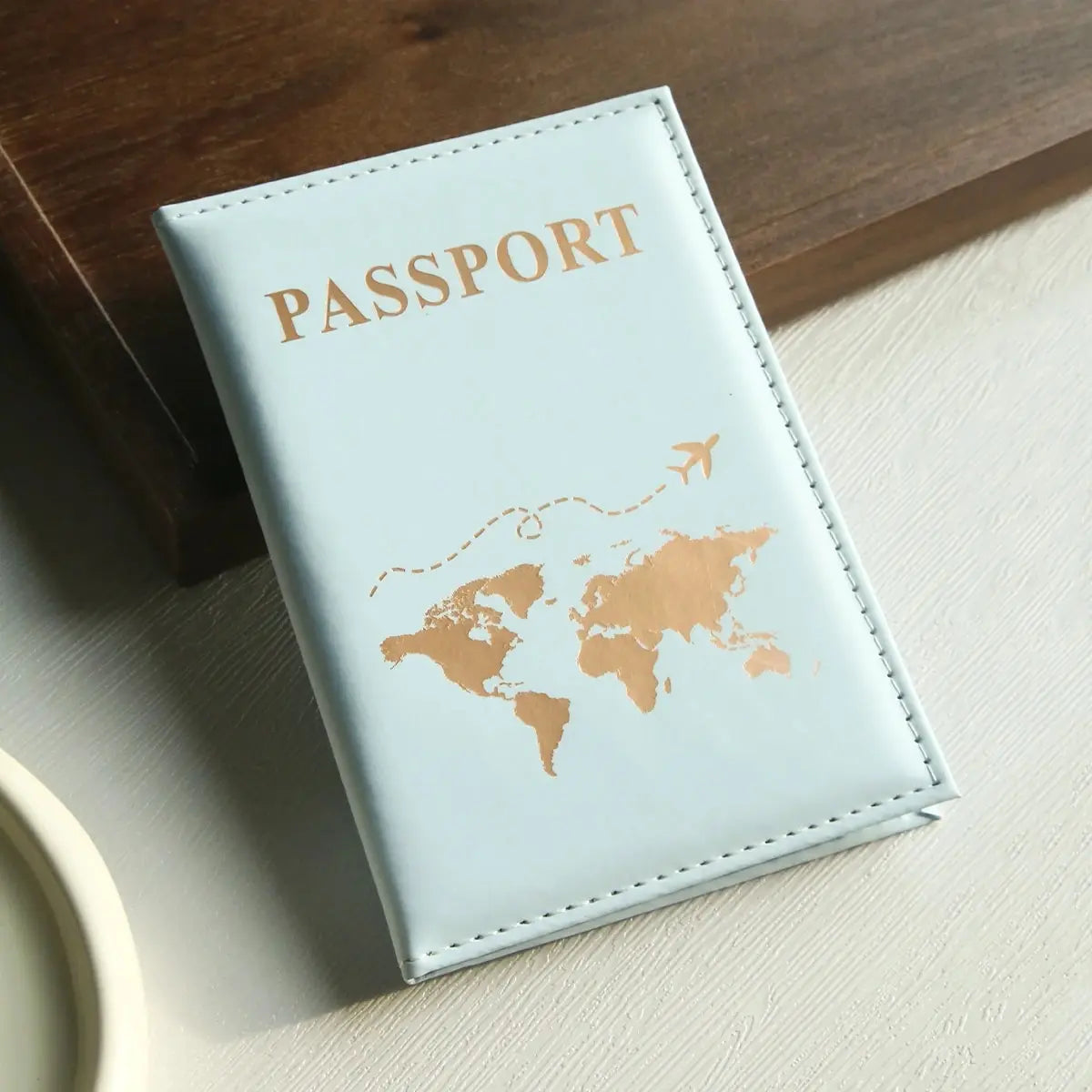 World Map Passport Cover – Stylish & Protective Passport Holder
