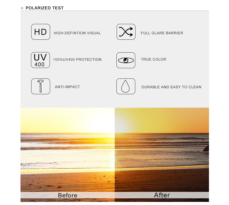 KINGSEVEN Polarized Sunglasses – Men’s Retro Stylenbrille Herren