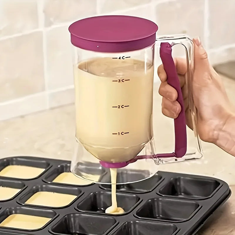 900ml Batter Dispenser – Handheld Pastry & Pancake Tool
