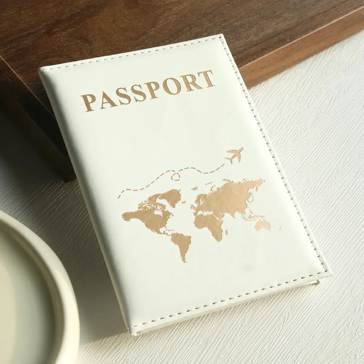 World Map Passport Cover – Stylish & Protective Passport Holder