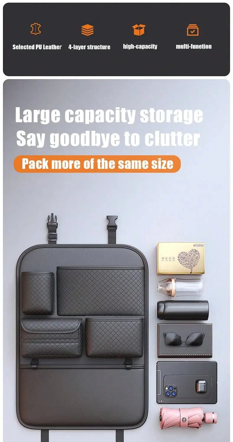 Car Seat Back Organizer – Keep Your Car Neat & Tidy