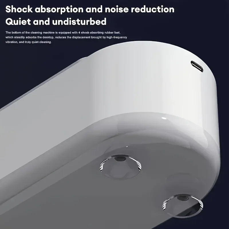 "Ultrasonic Eyeglasses Cleaner - Rechargeable USB Device for Jewelry, Glasses, Watches & More"