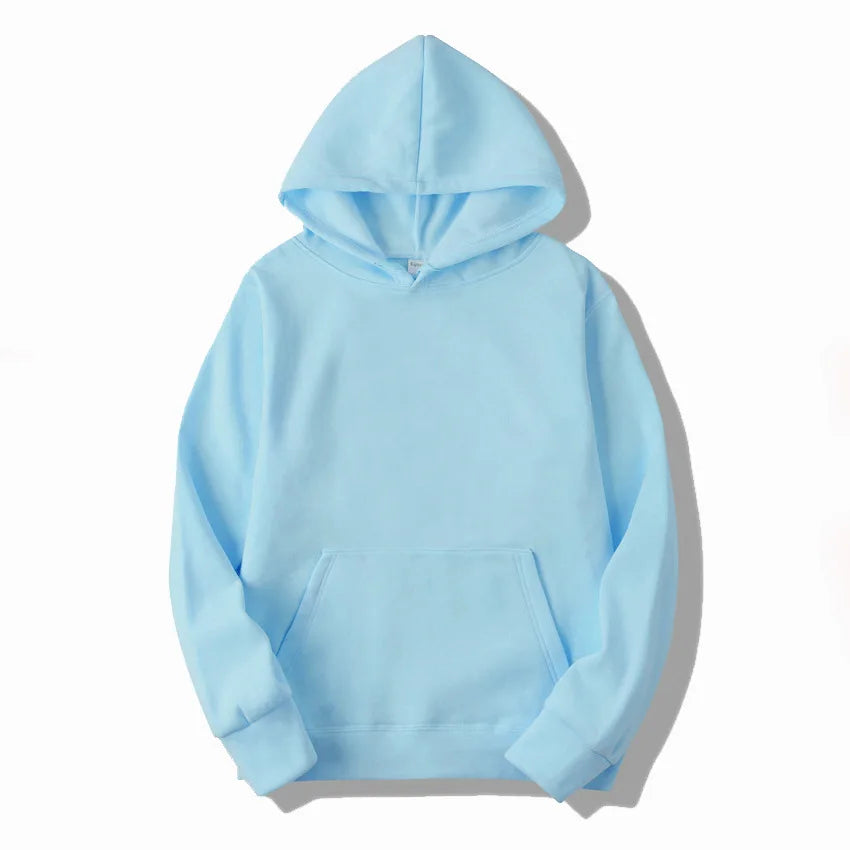 Unisex Solid Color Hoodie – Cozy Casual Sweatshirt for Men & Women | Soft Cotton Pullover for Everyday Style
