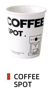 Minimalist Coffee Cup – Ceramic Mug with Modern Print