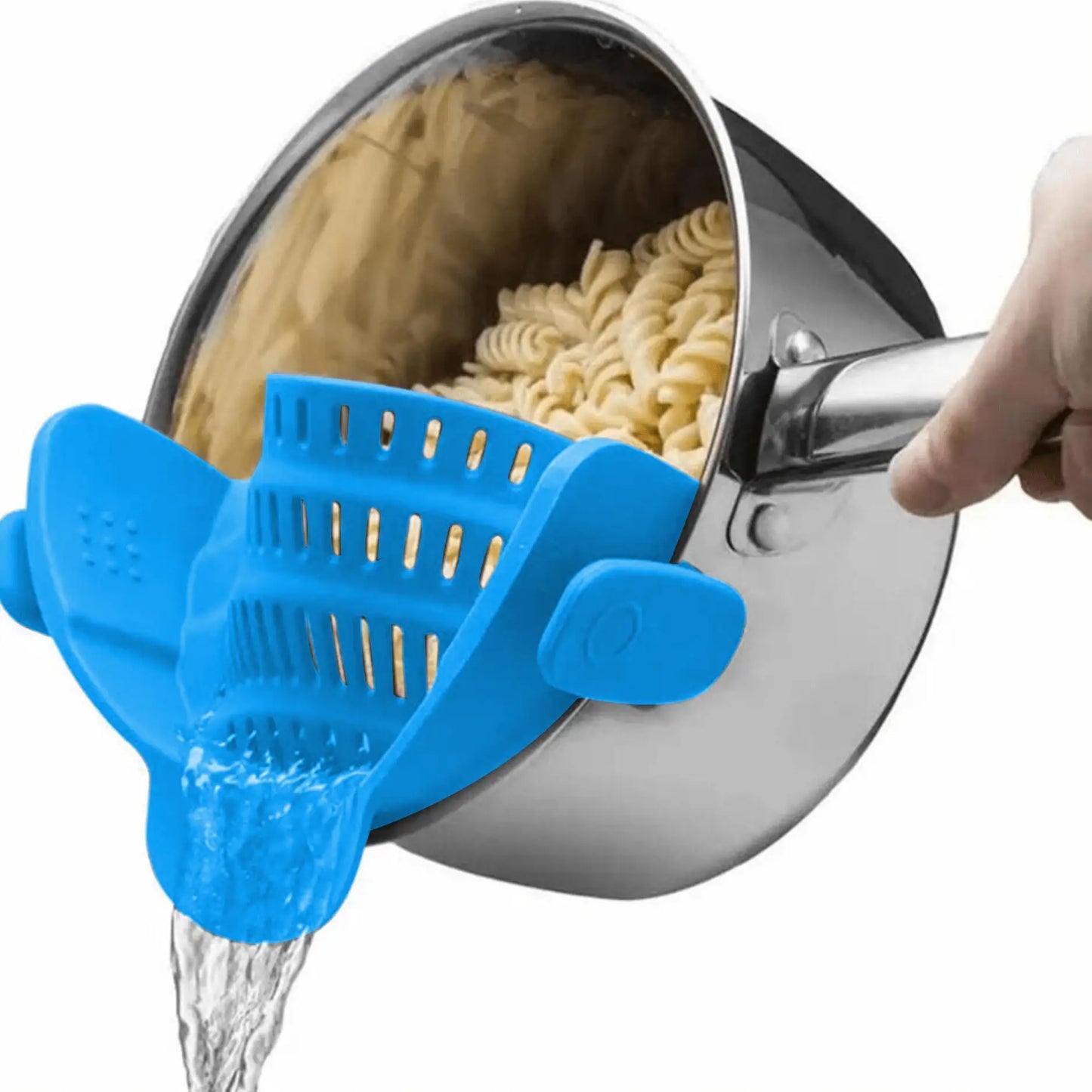 Adjustable Clip-On Pot Strainer – Kitchen Essential