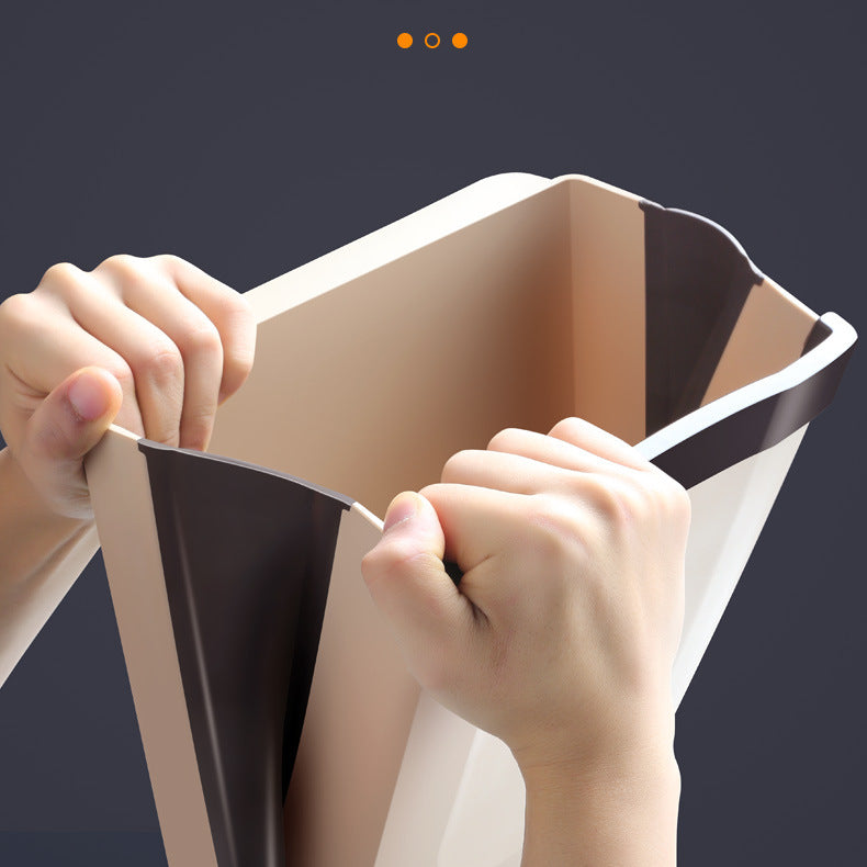 Foldable Trash Bin – Space-Saving Kitchen & Car Garbage Can
