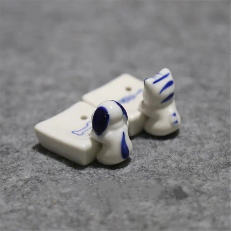 Cute Ceramic Dog Incense Holder – Home Decor