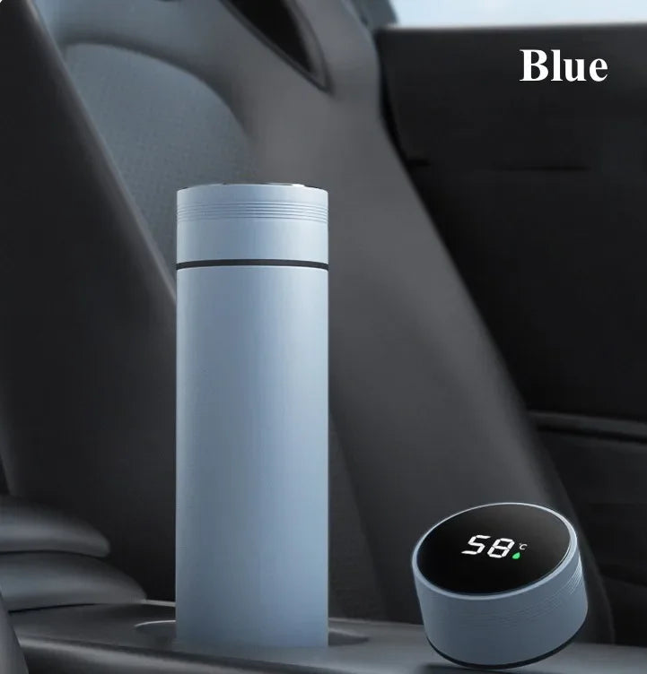 500ml Smart Thermos Bottle with LED Temperature Display – Stainless Steel Vacuum Insulated Travel Mug