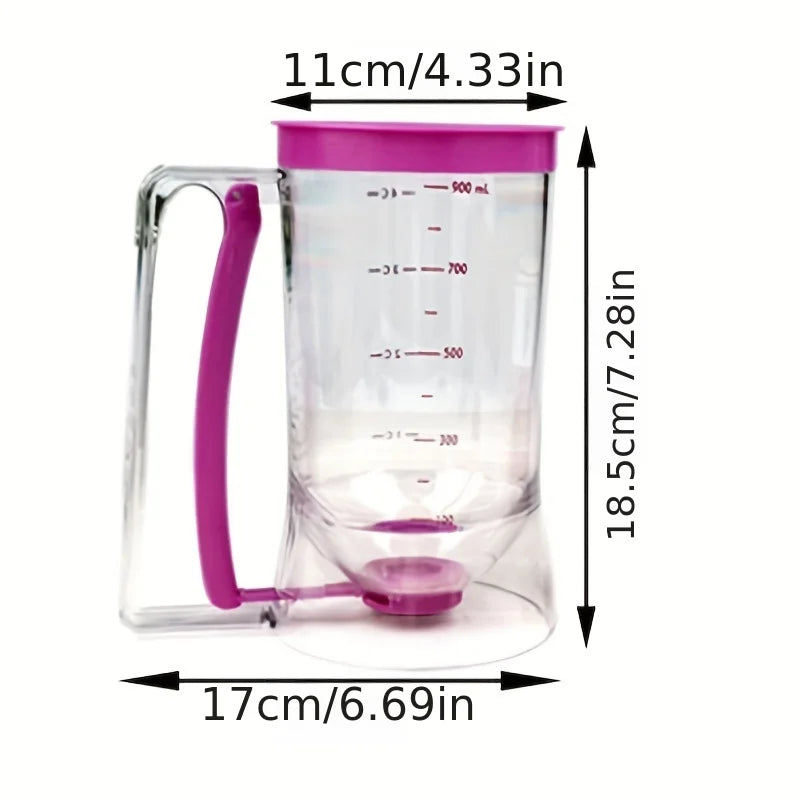 900ml Batter Dispenser – Handheld Pastry & Pancake Tool