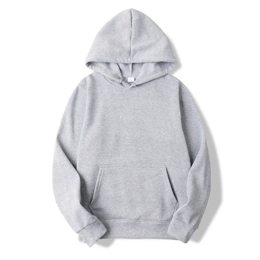 Unisex Solid Color Hoodie – Cozy Casual Sweatshirt for Men & Women | Soft Cotton Pullover for Everyday Style